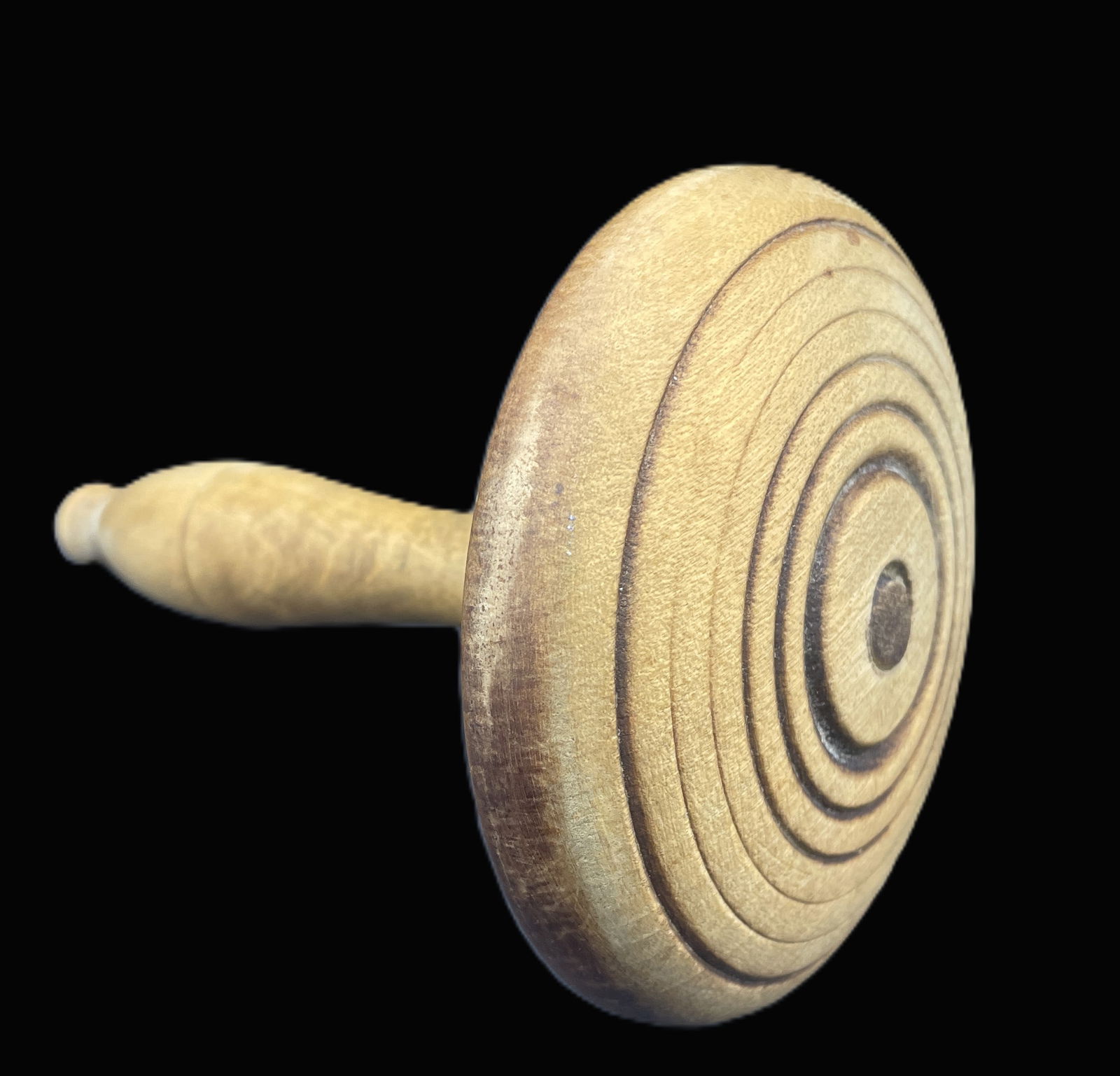 Antique Primitive Herb Crusher, Wood, Circular Carved Design With Handle (1 of 7)