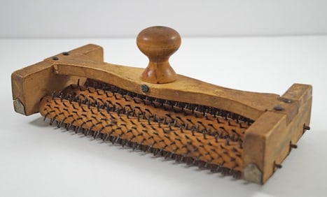 Rare Antique Primitive Kitchen Cracker Roller