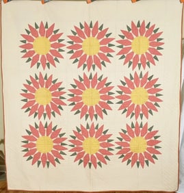 1890's Mariner's Compass Quilt