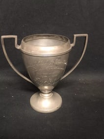 1904 6 1/4” Country Club Of New Bedford Ma Mens Tennis Loving Cup Trophy