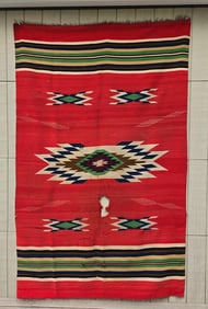 Mexican woven sarape