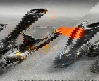 YATES Mid-Century Miniature Art Pottery 3pcs