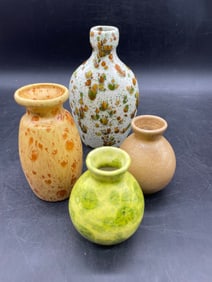YATES Mid-Century Miniature Art Pottery 4 pcs