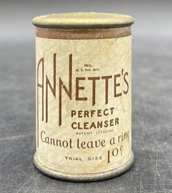 1930 ANNETTE'S PERFECT CLEANSER BOSTON PRICE 10 CENTS