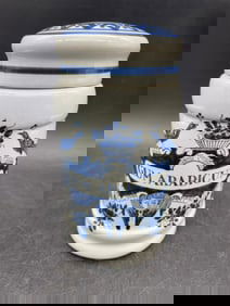 OUD DELFT APOTHECARY TOBACCO JAR MADE IN HOLLAND