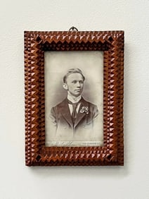 Tramp Art Portrait Frame