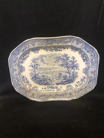 New York Historical Staffordshire Platter