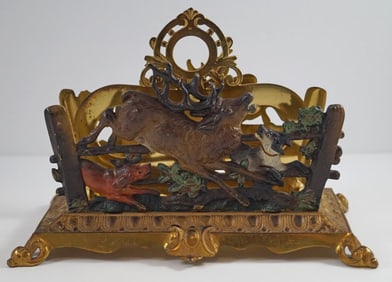 Hound & Elk Cast Iron B&H Letter Napkin Holder