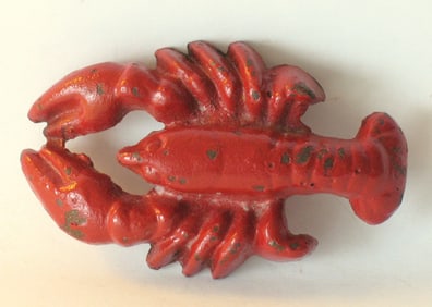 Vintage cast iron Maine lobster bottle opener.