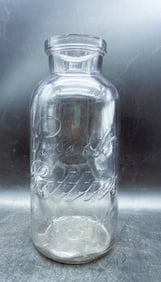 REED'S PATTIES CANDY CO GROCERY STORE ADVERTISING JAR