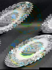 Pair of 1964-65 New York World's Fair Plates United States Steel