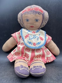 Adorale Vintage Feedsack Doll "DOLLY"
