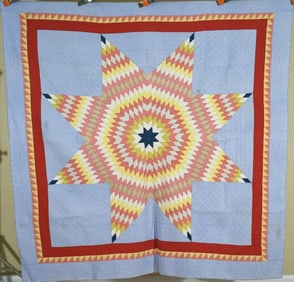 20's Mennonite Lone Star Quilt