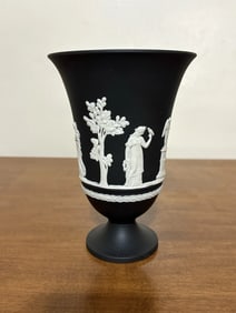 Wedgwood Black Jasperware Vase