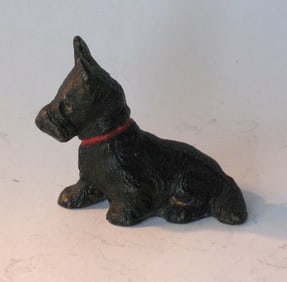Antique cast iron Scottie paper weight.