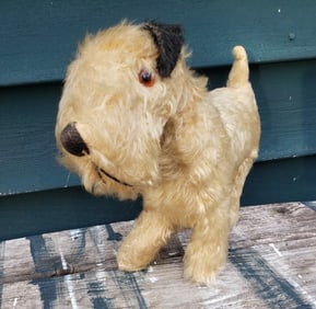Steiff dog mohair 1950 or earlier excellent