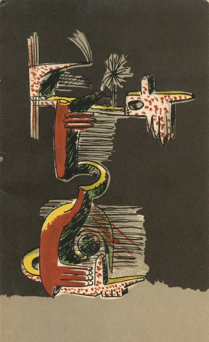 Julio Gonzalez lithograph "Personnage virulent" (1 of 2)