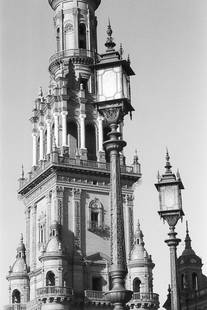 Edition of 10 - Architecture; 2023: Edition of 10 - Architecture, Plaza de España, Seville, Spain, Silver Gelatin Photograph Edition of 10 + 5 APs. Front: Signature and edition number with artists blind stamp. Back: Ink stamp and