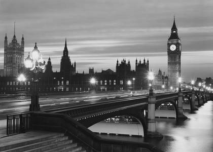 Parliament By Night ' By Peter King Oversized Resin
