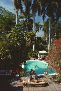 Mazatlan Mansion ' By Slim Aarons Oversized C Type: Description ' Mazatlan Mansion ' by Slim Aarons Eldorado, the Redo family villa in Mazatlan, Mexico, January 1984. (Photo by Slim Aarons/Getty Images) Paper size 40 x 60 inches / 101 x 152 cm 