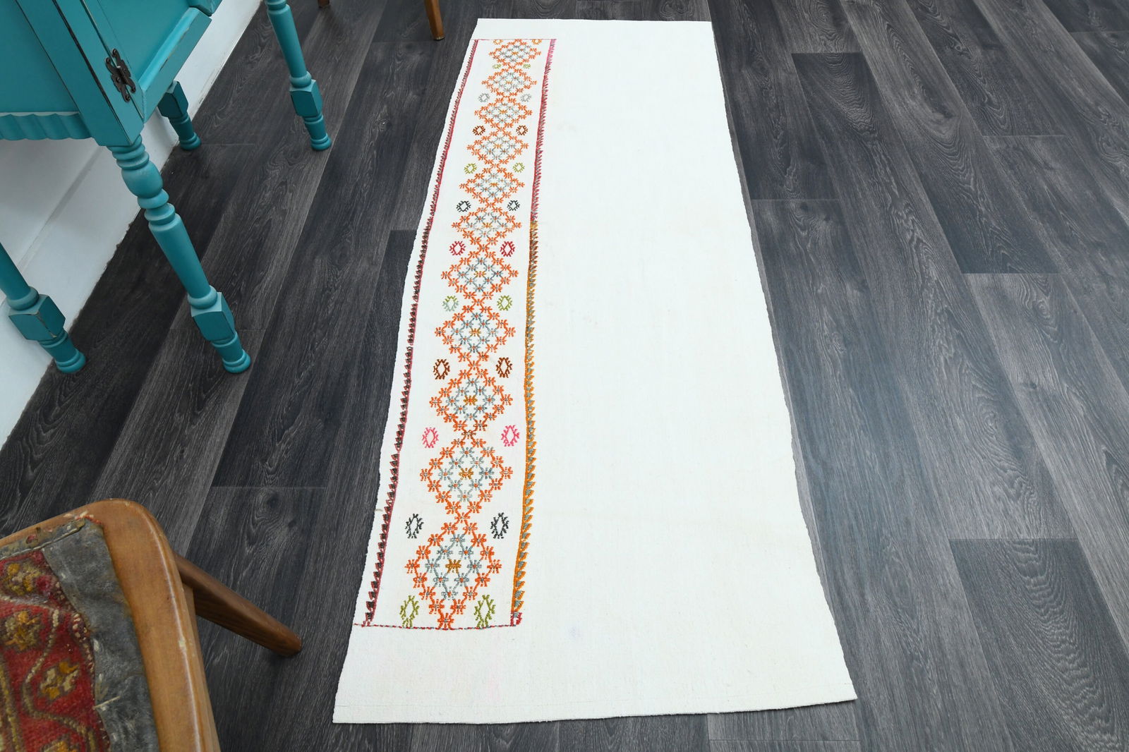 2.4x6.5 Ft, TURKISH Rug, Vintage (1 of 9)