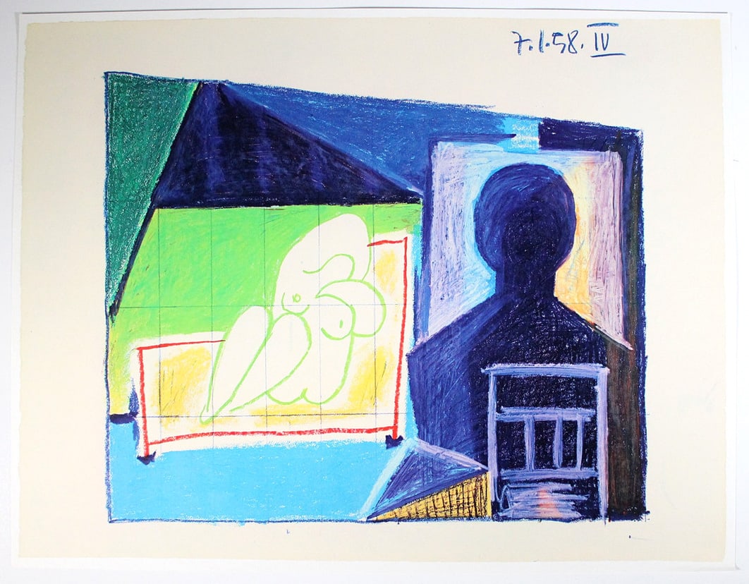 1972 Picasso La Chute D'Icare 3 Edition D'art Skira (1 of 1)