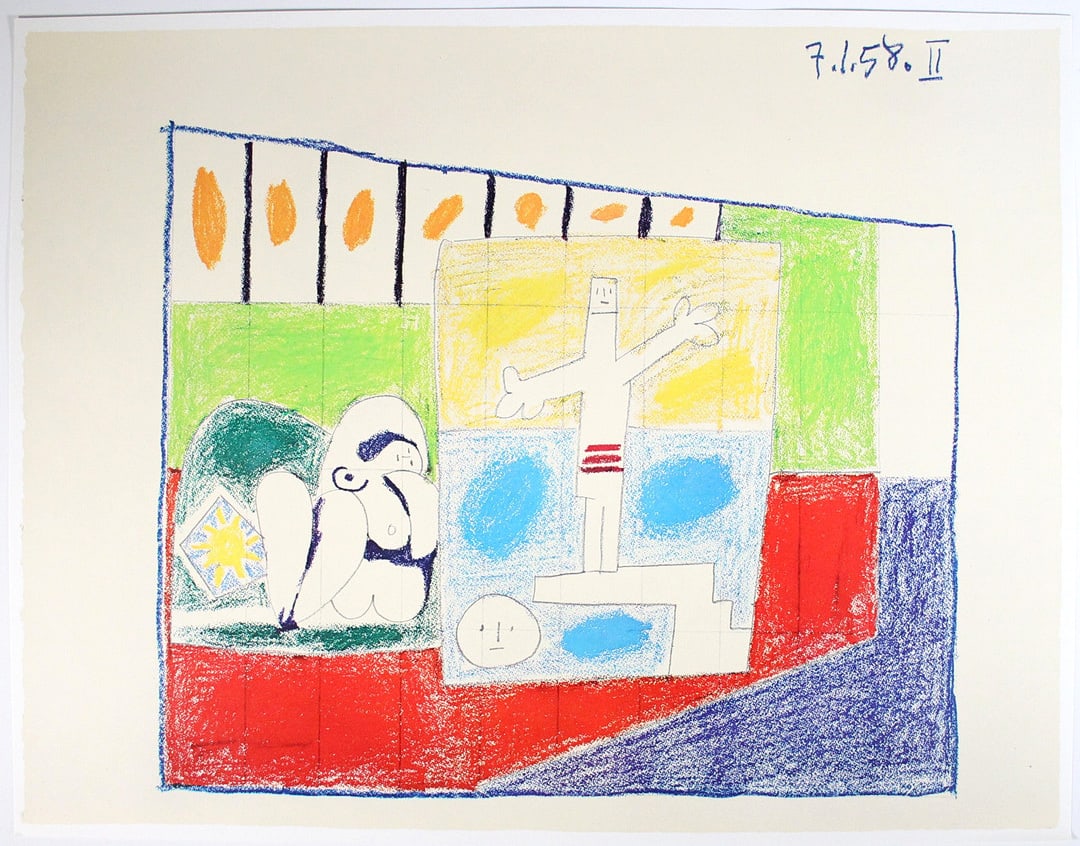 1972 Picasso La Chute D'Icare 4 Edition D'art Skira (1 of 1)