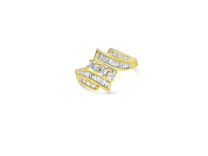 1.78 Carat Diamond Cluster Engagement Ring For Her: Metal: 10k yellow gold. Diamonds: 1.78 carat weight total. VS-SI clarity. G-H color. 100% natural earth mined diamonds. Total weight: 3.15g. Ring size: US 6.75. We offer free ring resizing. Reserve: