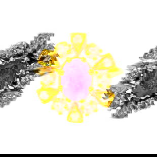Antique Ruby & Diamond Ring in 18k Yellow Gold2: Metal: 18k yellow gold. Center stone: 1.30 carat ruby. 100% natural earth mined. Oval shape. Diamond: 0.45 carat total Single cut. SI2 clarity, G color. Total weight: 5.30 grams. Ring size: US 5