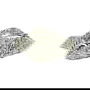 Retro 0.25 Carat Diamond Ring 14k Gold: 18K white gold. 0.25 carat diamonds total. VS clarity and G color. Gorgeous luster and shine. Round brilliant cut diamonds. This is a vintage diamond ring. Belt design and perfect collectible piece.
