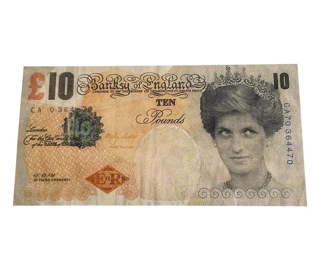 Banksy Di-Faced Tenner Pound Note (1 of 2)