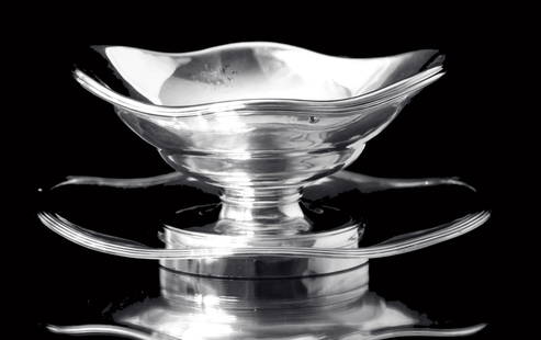 Odiot - 4pc. 19th Century 950 Sterling Silver Louis XVI Gravy Boat, Noble Crest - Museum Quality: Title: Odiot - 3pc. Antique French 19th Century 950 Sterling Silver Covered Vegetable Server - MINT ! Description:Direct from a Chateau near Paris, France; A Magnificent 19th Century Antique French 95