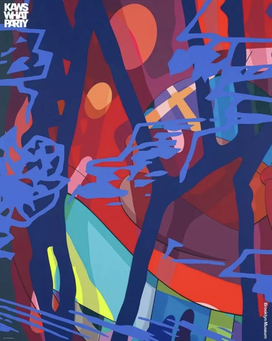 KAWS WHAT PARTY Exhibiton Poster (1 of 2)