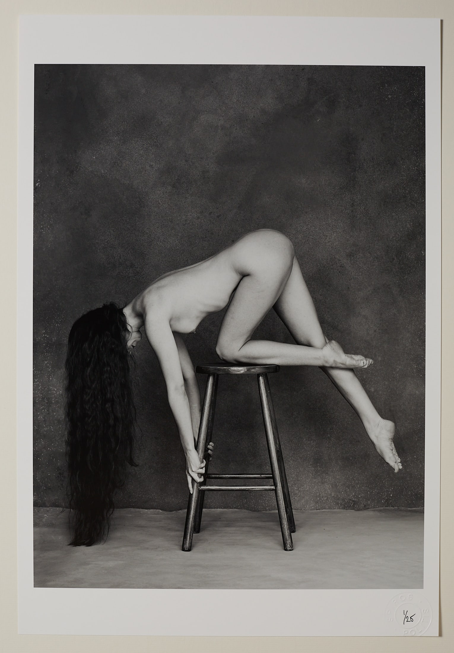 Spiros Politis: Darias Dreamland 1/25: Title: Darias Dreamland 1/25 Artist:Spiros Politis (1969-) date period:2024 Materials:photography Size:19" x13" Description:Daria shot in London studio 2024.Printed on heavy Canson Baryta Photographiq
