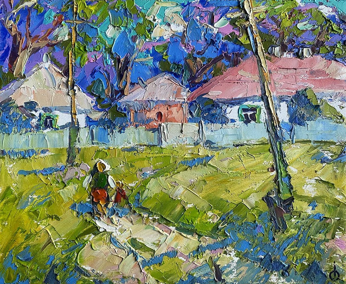 Oil painting Early Alex Kalenyuk (1 of 4)