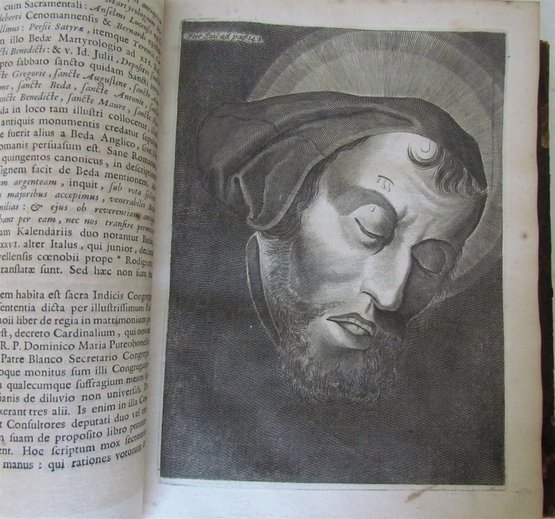 1724 MUSEUM ITALICUM antique ILLUSTRATED w/ ENGRAVINGS (1 of 12)