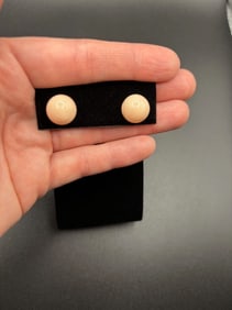 14K Earrings with Coral