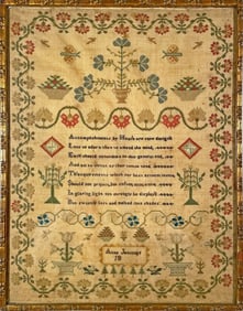 Sampler by Anne Jennings