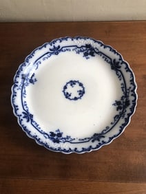 Flow Blue Oxford Charger