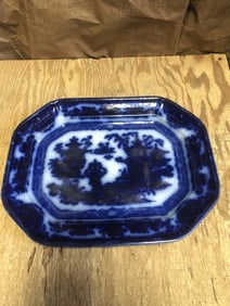 Temple Flow Blue Platter