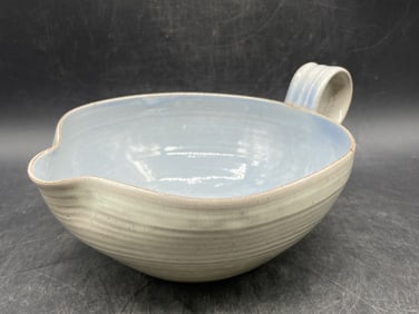 Edwin & Mary Scheier Pitcher Pottery Swirle MCM Vintage Signed