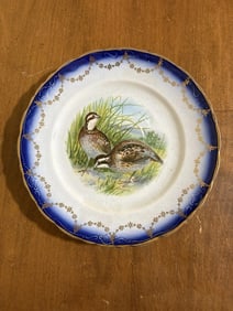 Flow Blue Game Bird Plate