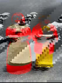 VINTAGE F&F Mold SALT AND PEPPER SHAKERS