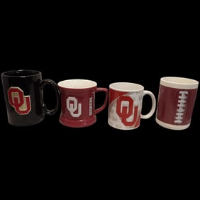 Vintage Football & OU Coffee Mugs
