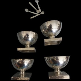 Sterling Silver Salts 7.6 oz Arts & Crafts Movement fairfield & sons inc sterling 377