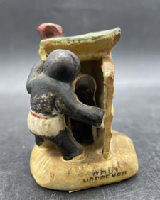 Old Black Americana "Whut Happened" Outhouse Boys Japan