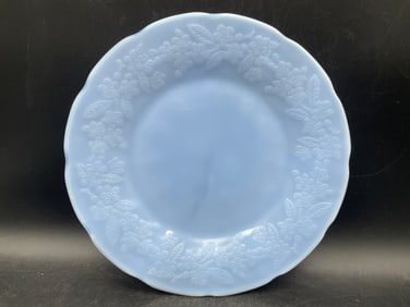 Jeanette Cherry Blossom Blue Delphite Plate