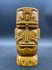 Vintage Tiki Mug OMC Otagiri Japan Moai Hawaiian Tahitian Easter Island Exc.