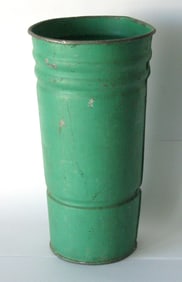 Vintage tin flower shop display bucket.