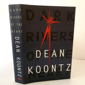 Signed 1st Edition Dark Rivers of the Heart Dean Koontz 1994 Hard Cover Dust Jacket